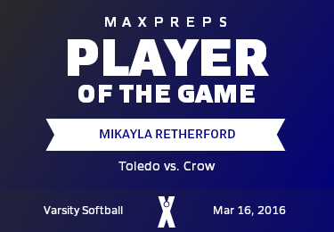 #14 Mikayla Retherford Player of the Game badge
