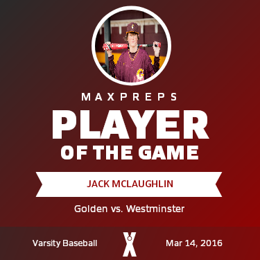 #4 Jack McLaughlin Player of the Game badge