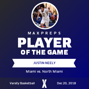 #12 Justin Neely Player of the Game badge