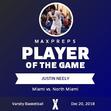 #12 Justin Neely Player of the Game badge