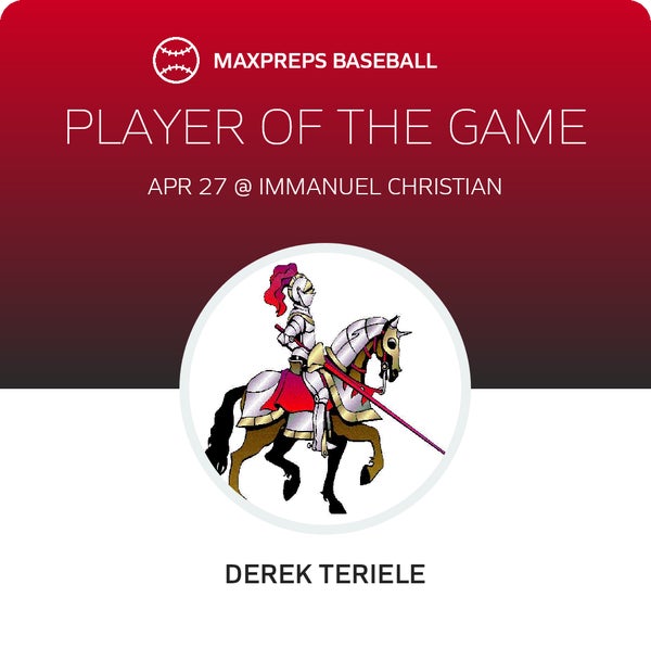 #16 Derek TeRiele Player of the Game badge