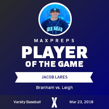 #7 Jacob Lares Player of the Game badge