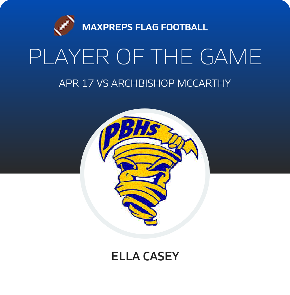 #12 Ella Casey Player of the Game badge