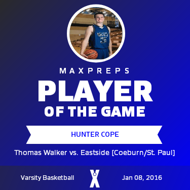 #35 Hunter Cope Player of the Game badge