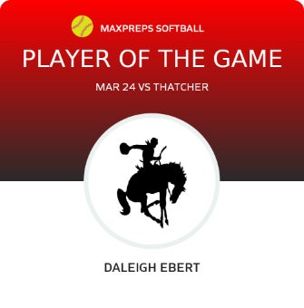 #16 Daleigh Ebert Player of the Game badge
