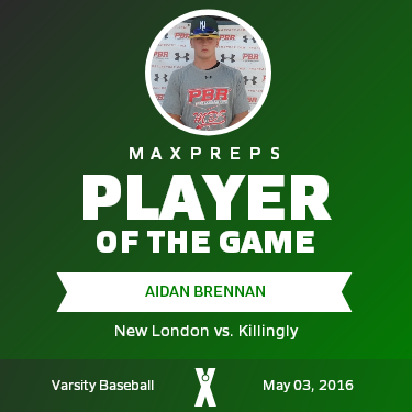 #2 Aidan Brennan Player of the Game badge