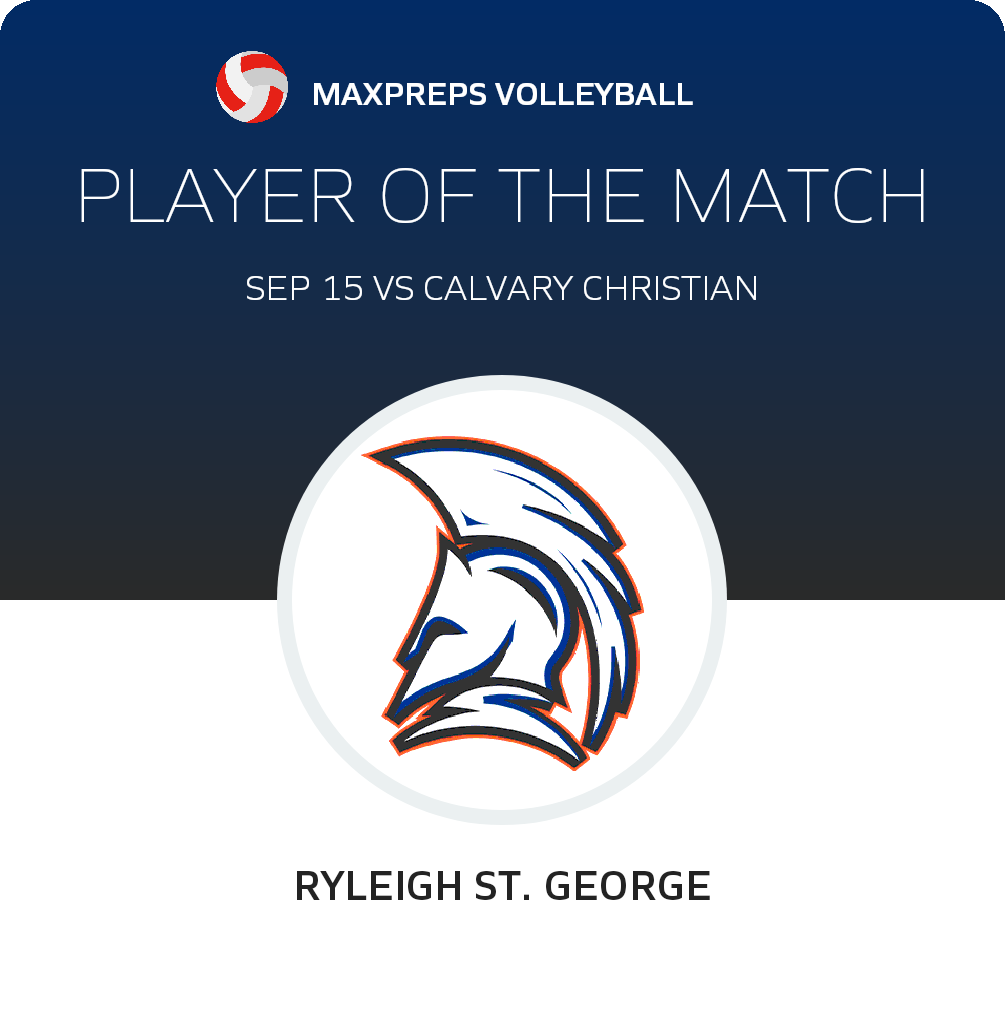 #7 Ryleigh St. George Player of the Game badge