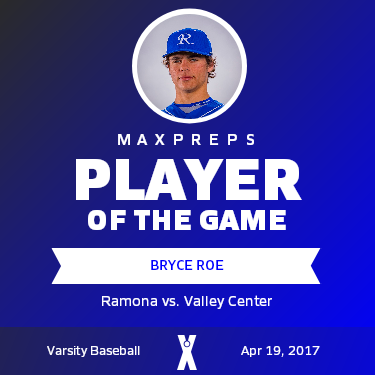 #9 Bryce Roe Player of the Game badge