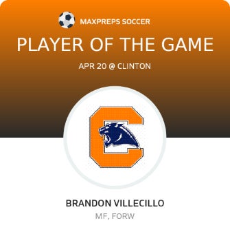 #11 Brandon Villecillo Player of the Game badge