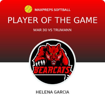 #26 Helena Garcia Player of the Game badge