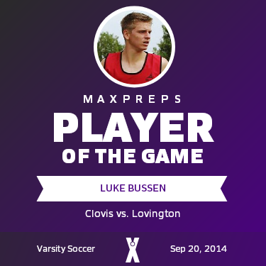 #6 Luke Bussen Player of the Game badge