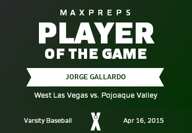 #4 JORGE GALLARDO Player of the Game badge