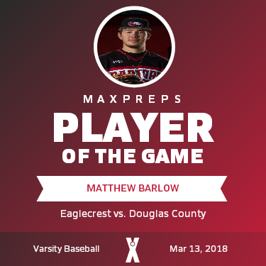 #1 Matthew Barlow Player of the Game badge