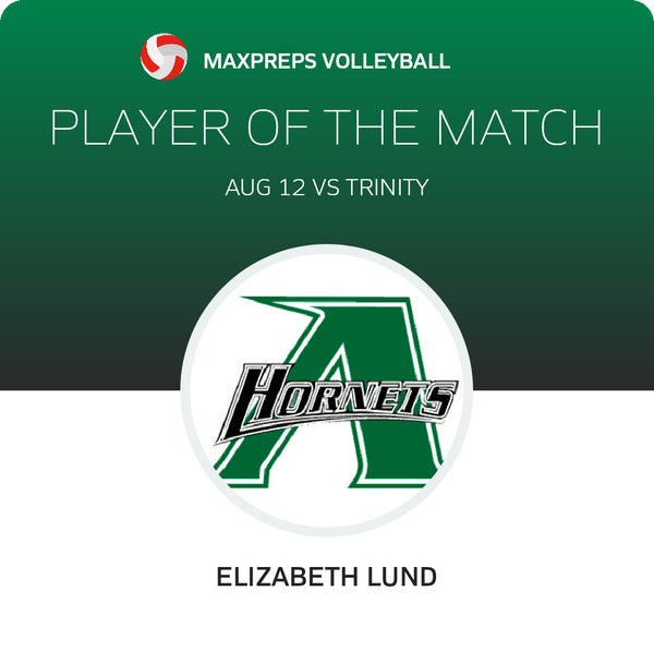 #15 Elizabeth Kate lund Player of the Game badge