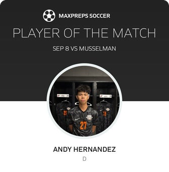 Andy Hernandez, Martinsburg Man of the Match