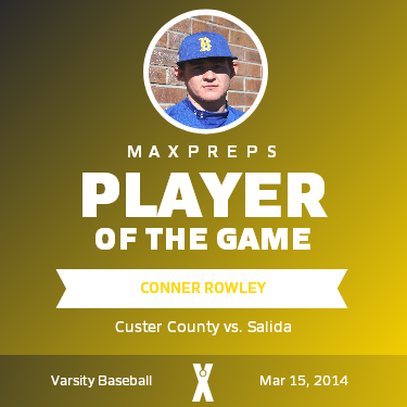 #6 Conner Rowley Player of the Game badge