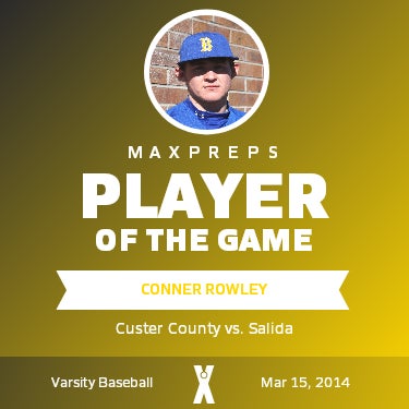 #6 Conner Rowley Player of the Game badge