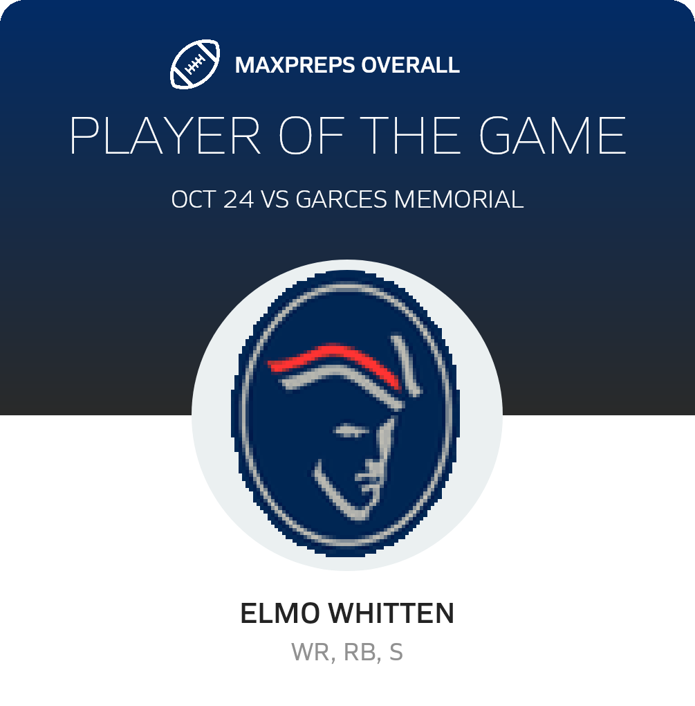 #7 Elmo Whitten Player of the Game badge