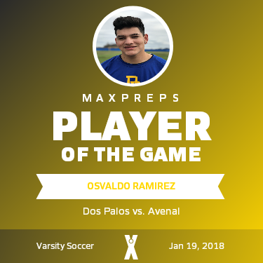 #21 Osvaldo Ramirez Player of the Game badge