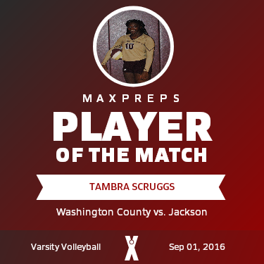 #10 Tambra Scruggs Player of the Game badge