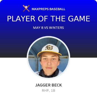 #11 Jagger Beck Player of the Game badge