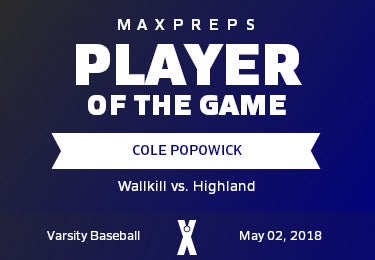 #14 Cole Popowick Player of the Game badge