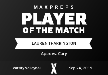 #5 Lauren Tharrington Player of the Game badge