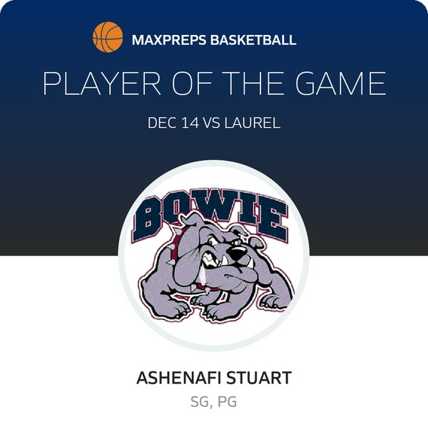 #7 Ashen Stuart Player of the Game badge