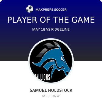 #7 Samuel Holdstock Player of the Game badge