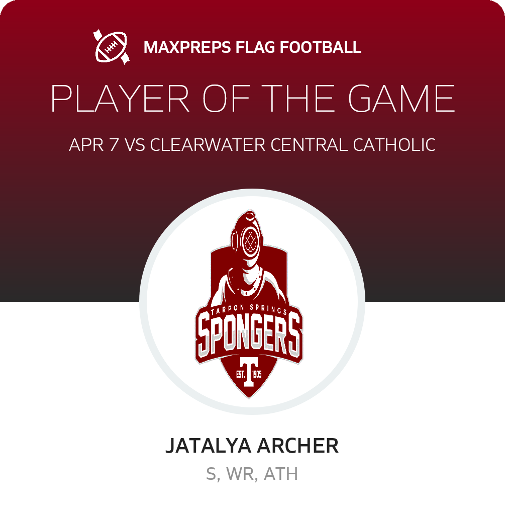 #6 Jatalya Archer Player of the Game badge