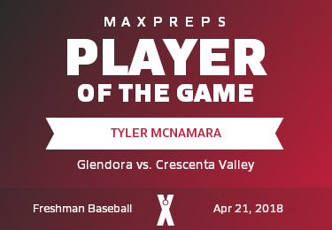 #19 Tyler McNamara Player of the Game badge