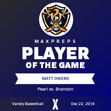 #40 Matt Owens Player of the Game badge