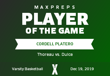 #3 Cordell Platero Player of the Game badge