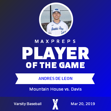 #24 Andres De Leon Player of the Game badge