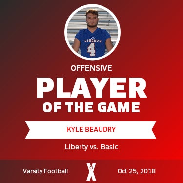 #4 Kyle Beaudry Player of the Game badge