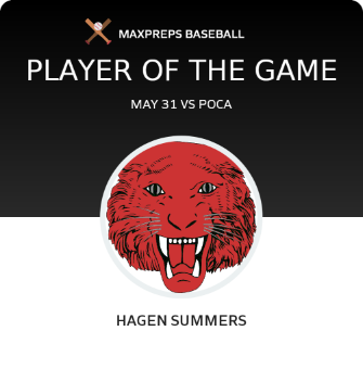 #2 Hagen Summers Player of the Game badge