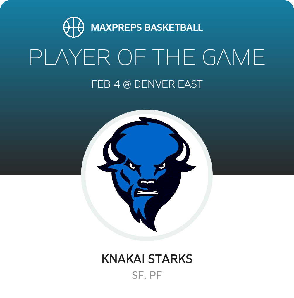 #22 Knakai Starks Player of the Game badge