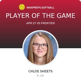 #30 Chloe Sheets Player of the Game badge