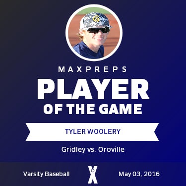 #2 Tyler Woolery Player of the Game badge