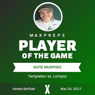 #12 Katie Murphee Player of the Game badge