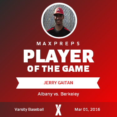 #7 Jerry Gaitan Player of the Game badge