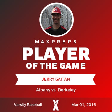 #7 Jerry Gaitan Player of the Game badge