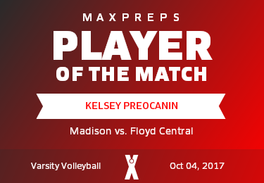 #31 Kelsey Preocanin Player of the Game badge