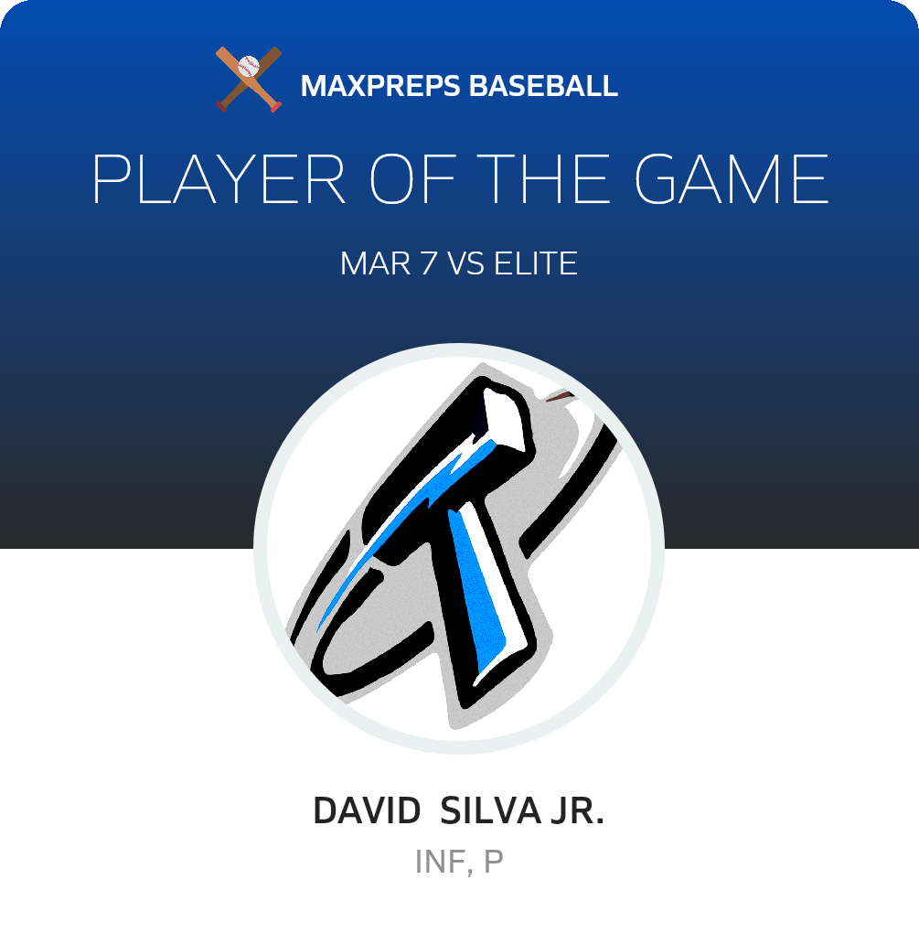 #15 David  Silva Jr. Player of the Game badge