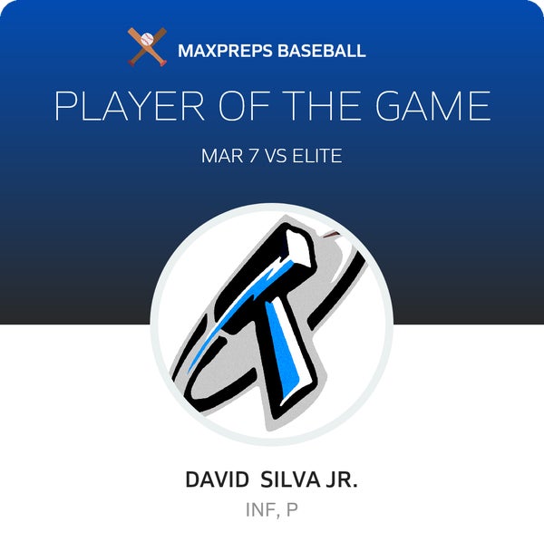 #15 David Silva Jr. Player of the Game badge