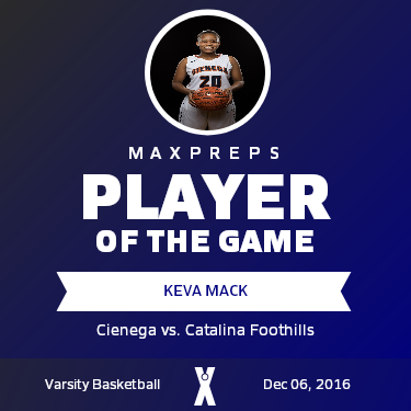 #20 Keva Mack Player of the Game badge