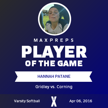 #6 Hannah Patane Player of the Game badge