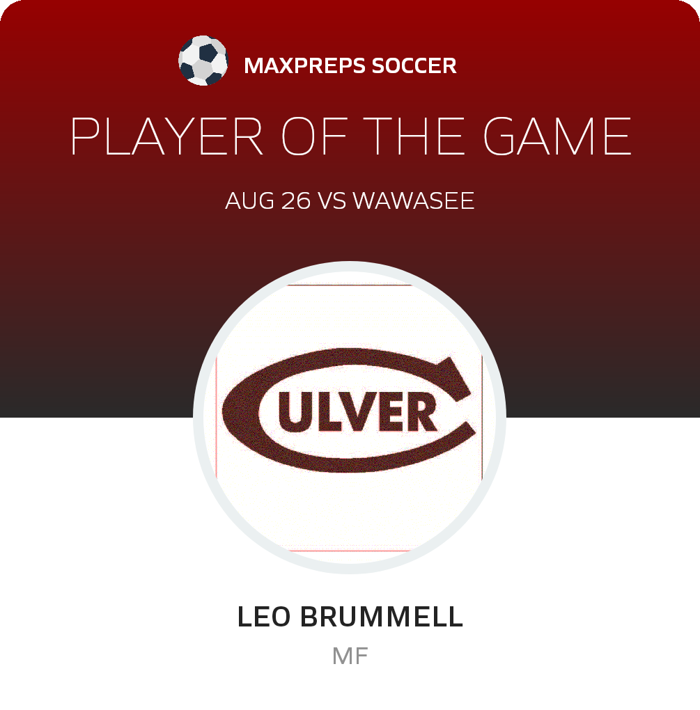 #10 Leo Brummell Player of the Game badge