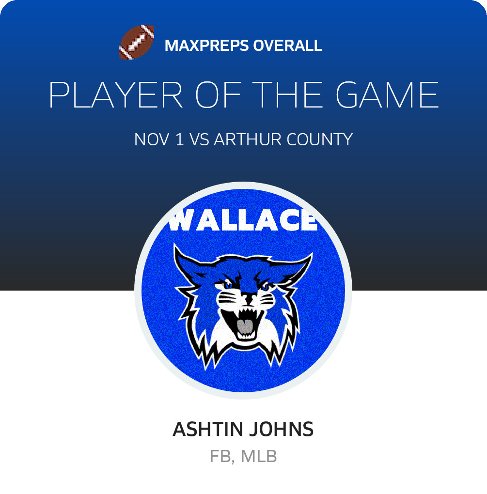 #15 Ashtin Johns Player of the Game badge