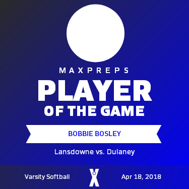 #14 Bobbie Bosley Player of the Game badge